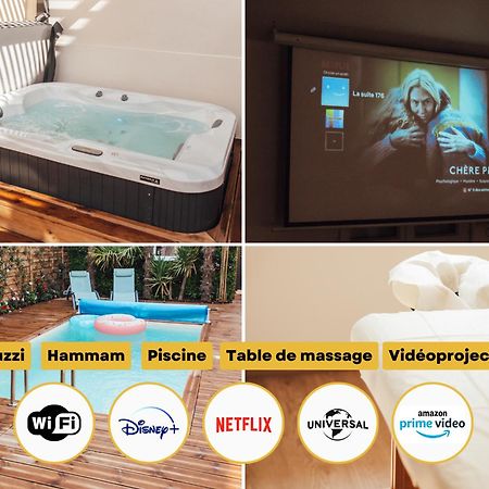 La Suite 176 - Piscine Privee, Spa, Hammam A Reims Esterno foto